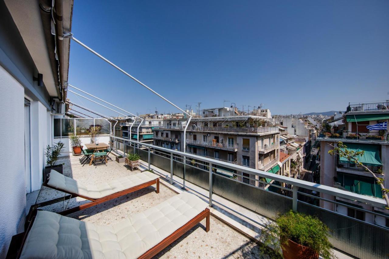 Amazing Penthouse In Athens City Center Exterior foto